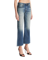 Blue Joan Cropped Flare Jeans | PDP | Antonia