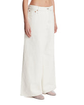 White Nico Wrap Wide-Leg Jeans | PDP | Antonia