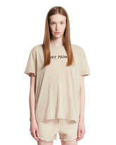 Beige Cotton T-Shirt | PDP | Antonia