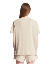 Beige Cotton T-Shirt | PDP | Antonia