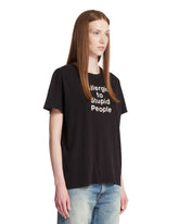 Black Cotton T-Shirt | PDP | Antonia