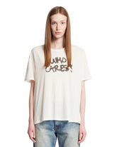 White Cotton T-Shirt | PDP | Antonia