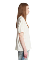 White Cotton T-Shirt | PDP | Antonia