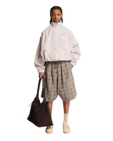 Brown Checked Shorts | PDP | Antonia