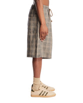 Brown Checked Shorts | PDP | Antonia