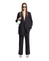 Blue Wool Double-Breasted Jacket | PDP | Antonia