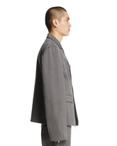 Gray Cotton Jacket | PDP | Antonia