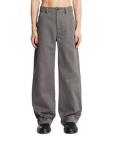 Gray Cotton Pants | PDP | Antonia