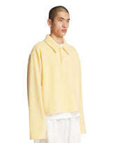 Maglione Polo In Pile Di Lana Giallo | PDP | Antonia