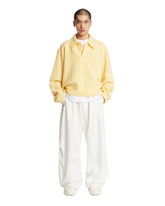 Maglione Polo In Pile Di Lana Giallo | PDP | Antonia
