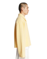 Maglione Polo In Pile Di Lana Giallo | PDP | Antonia