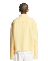 Maglione Polo In Pile Di Lana Giallo | PDP | Antonia