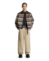 Beige Double-Layer Cargo Trousers | PDP | Antonia