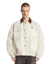 Sacai x Carhartt WIP Beige Nylon Twill x Duck Blouson - Women's clothing | PLP | Antonia