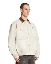 Sacai x Carhartt WIP Beige Nylon Twill x Duck Blouson | PDP | Antonia