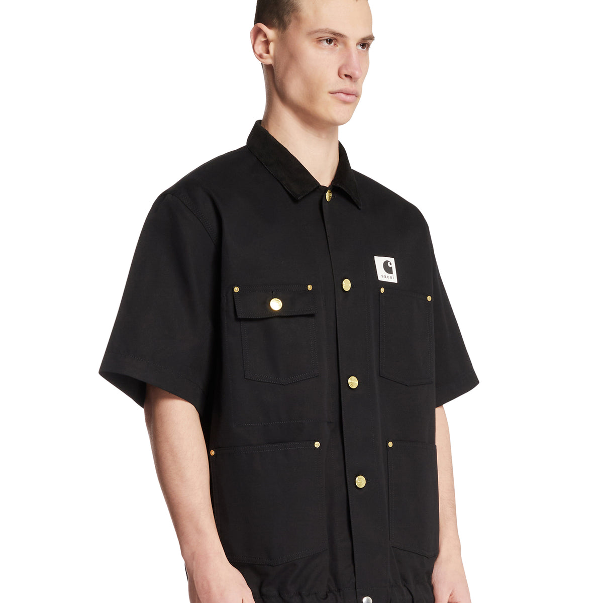 Sacai x Carhartt WIP Black Duck Shirt | SACAI - Antonia