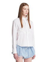 White Shirt with Lace Inserts | PDP | Antonia