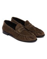 Brown Le Loafer Suede Loafers | PDP | Antonia