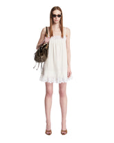 White Cotton and Lace Dress | PDP | Antonia