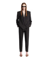 Giacca In Seta Habutai Nera | PDP | Antonia