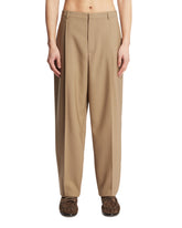 Beige Wool and Mohair Pants | PDP | Antonia