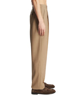 Beige Wool and Mohair Pants | PDP | Antonia