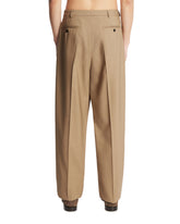 Beige Wool and Mohair Pants | PDP | Antonia