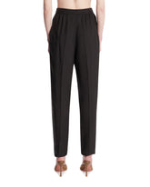 Pantaloni In Seta Habutai Neri | PDP | Antonia