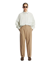 Green Striped Cotton Shirt | PDP | Antonia