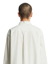 Green Striped Cotton Shirt | PDP | Antonia