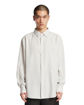 White Cassandre Slim-Fit Shirt | PDP | Antonia