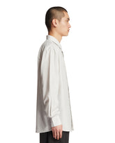 White Cassandre Slim-Fit Shirt | PDP | Antonia