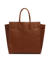 Brown Large Sac De Jour Leather Bag | PDP | Antonia