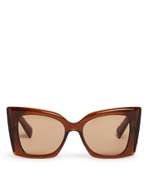 Brown M119 Blaze Crystal Sunglasses | All | Antonia