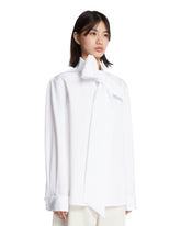 White Lavalliere Shirt | PDP | Antonia