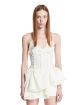 White Ruffle Top | PDP | Antonia