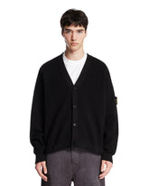 Black Cotton Cardigan | PDP | Antonia