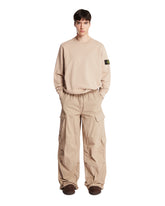 Beige Cotton Sweatshirt | PDP | Antonia