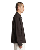 Overshirt In Lino E Lana Marrone | PDP | Antonia