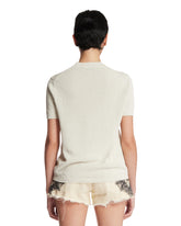 Beige Seren Knit T-Shirt | PDP | Antonia
