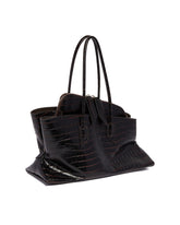 Brown Croco Passeggiata Bag | PDP | Antonia