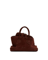 Brown La Passeggiata Mini Suede Bag - Women's bags | PLP | Antonia