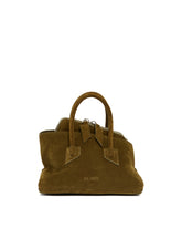 Green Mini La Passeggiata Suede Bag - Women's bags | PLP | Antonia