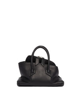 Black Mini La Passeggiata Leather Bag | PDP | Antonia