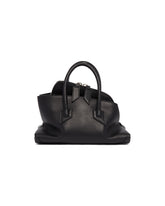 Black Mini La Passeggiata Leather Bag | PDP | Antonia
