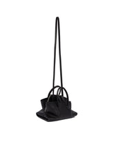 Black Mini La Passeggiata Leather Bag | PDP | Antonia