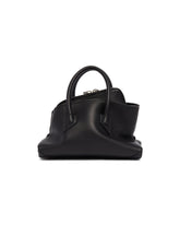 Black Mini La Passeggiata Leather Bag | PDP | Antonia