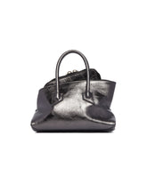 Gray Mini La Passeggiata Leather Bag | PDP | Antonia