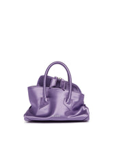 Purple La Passeggiata Mini Satin Bag | PDP | Antonia