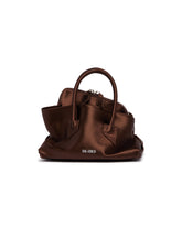 Brown La Passeggiata Mini Satin Bag | PDP | Antonia
